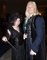 Bellatrix Lestrange and Lucius Malfoy