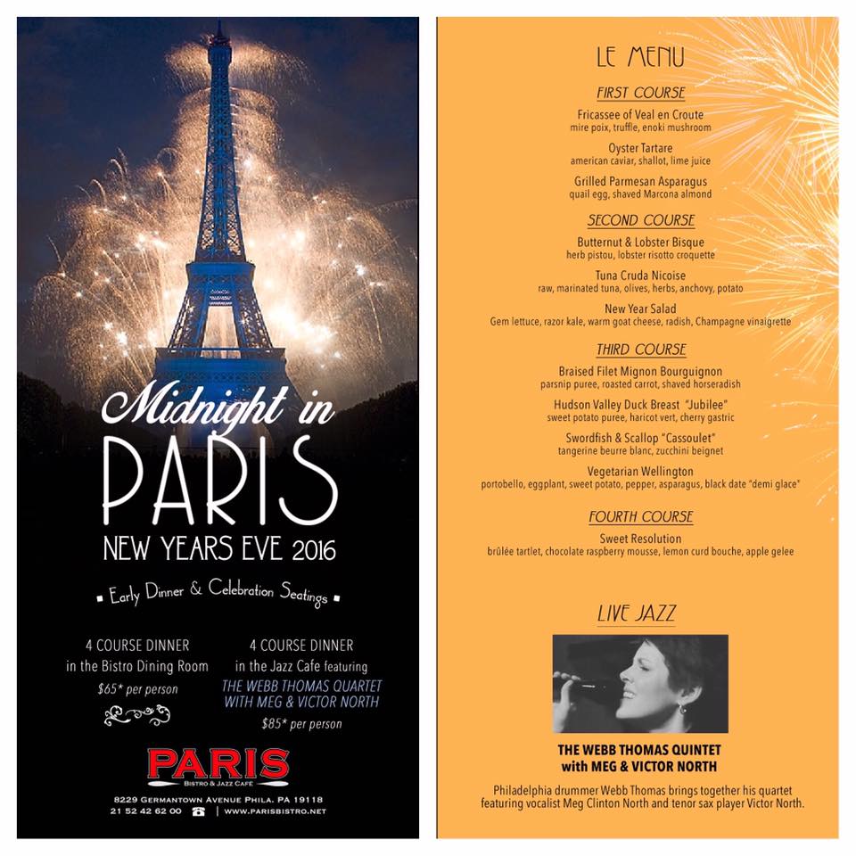 New Year's Eve at Paris Bistro - Chestnut Hill