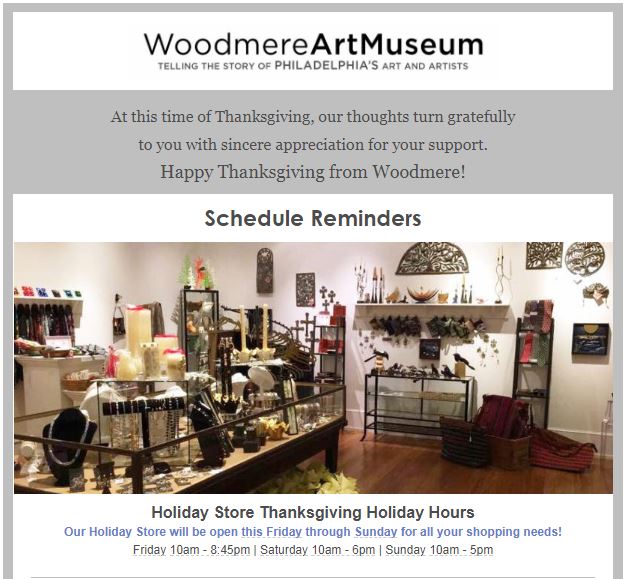 Woodmere Art Museum Schedule Reminders Chestnut Hill