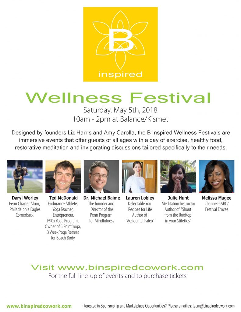 B Inspired Wellness Festival - Chestnut Hill