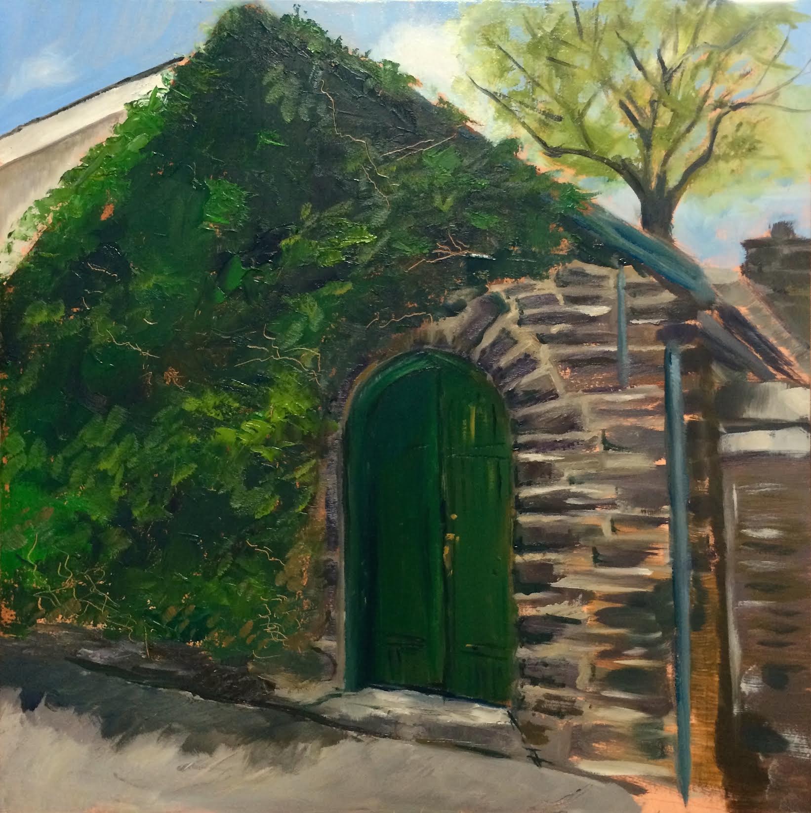 Green Door, Germantown Avenuen Lawlor-finished piece