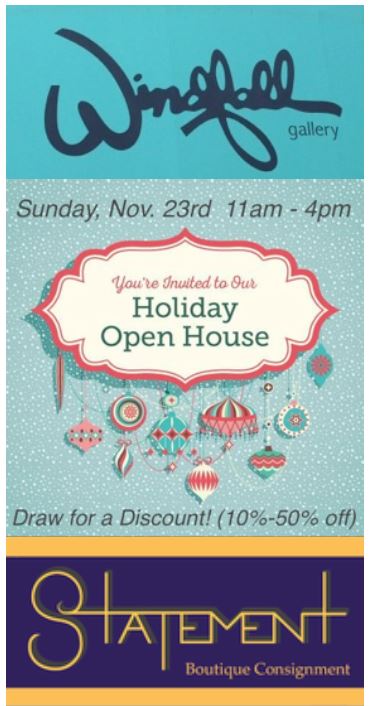 Windfall holiday open house